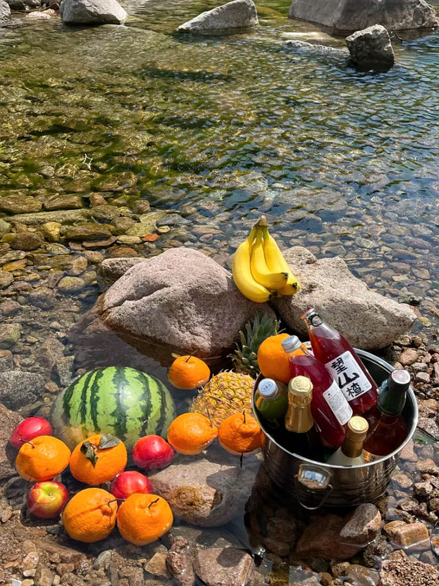 夏日冰鎮式露營體驗泡在水中的夏天～