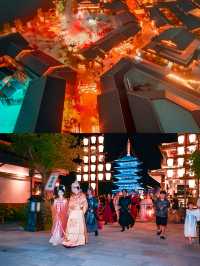 江蘇啟東看日出 暑期最火爆的夜遊 啟唐城夜遊樂園實用遊玩攻略
