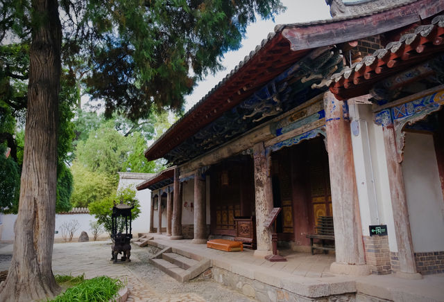 如果說古樹是南郭寺的根，那杜詩就是南郭寺的魂。