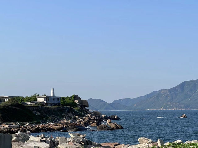 珠海桂山島，碧海藍天，風光旖旎