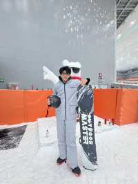 在武漢終於也能滑到這麼快樂的雪。