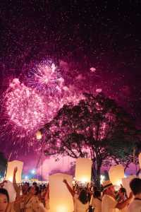 如果錯過了今年的天燈節，明年請一定要來。