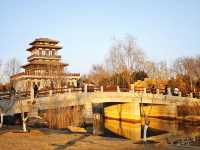 商丘漢梁文化公園那個皇家園林盛景