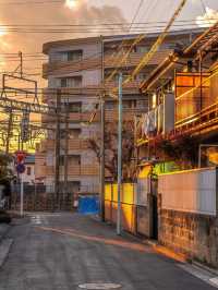 漫步東京的黃昏日落