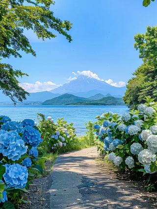 Endless Summer in Japan: Step into the Secret World of Blue and Purple Hydrangeas!