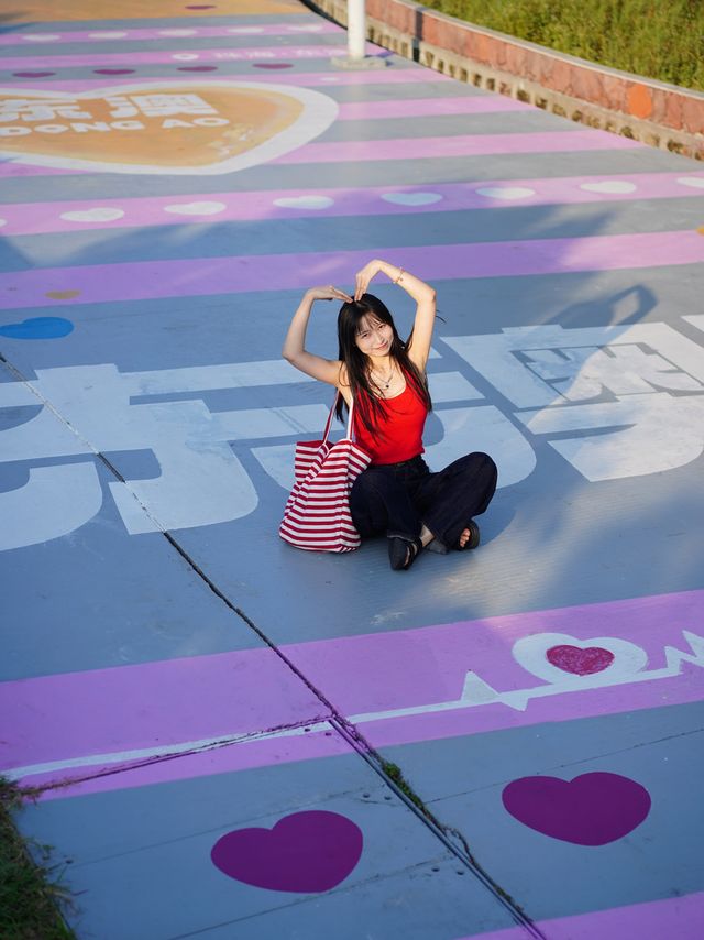 東澳島：蜜月公園的白色婚禮堂太好拍了！