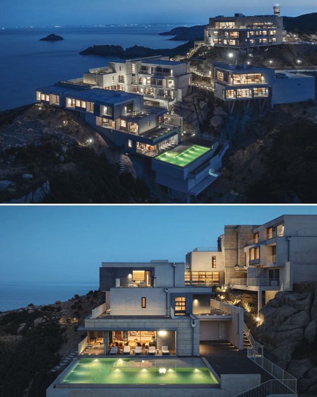 三面環海的燈塔懸崖酒店大樂之野·黃龍島