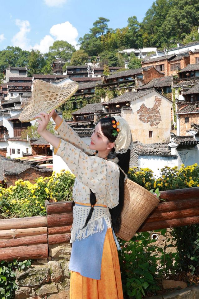 婺源篁嶺｜雲端上的曬秋童話世界