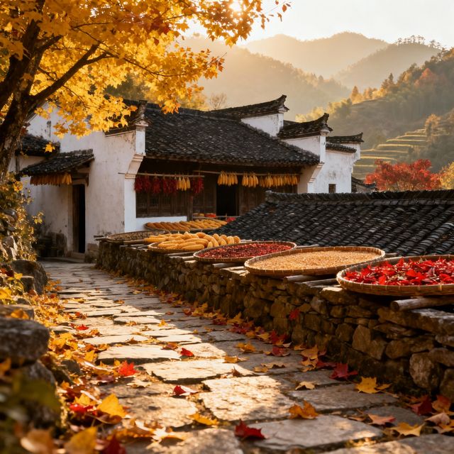 婺源4天3晚人均2500元邂逅油畫秋天