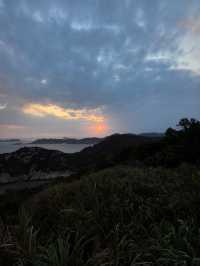 秋日漫步海水不藍的南麂島