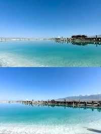 探秘大柴旦翡翠湖，天空之鏡美到窒息！