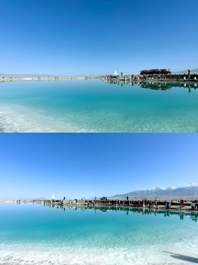 探秘大柴旦翡翠湖，天空之鏡美到窒息！