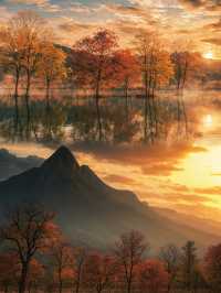 羅田九資河保姆攻略！紅葉巔峰古村煙火，隨手拍都是壁紙級大片