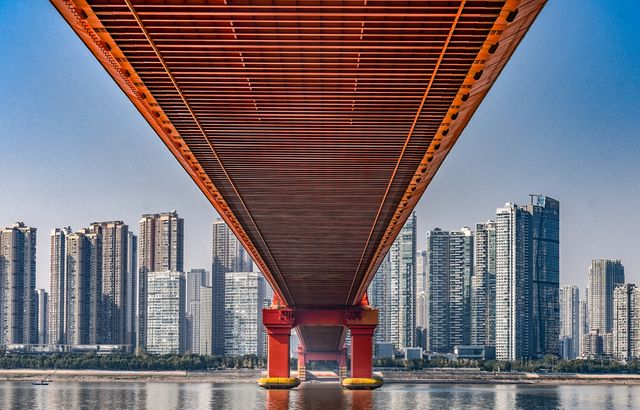 武漢鸚鵡洲長江大橋也太出片了吧！長江上的絕美風景線
