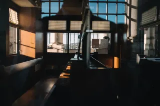 Berkeley Clock Tower Viewpoint: Half Mountain and Sea, Half Books 📚