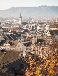 我宣佈，蘇黎世的秋日已封神!citywalk路線