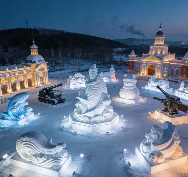 長春長影世紀城:闖入山海經的奇幻冰雪夜! 長春長影世紀城:闖入山海經的奇幻冰雪夜!