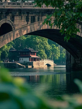 Who says the Zhaozhou Bridge from textbooks only exists in memory? The real version is even more stunning!
