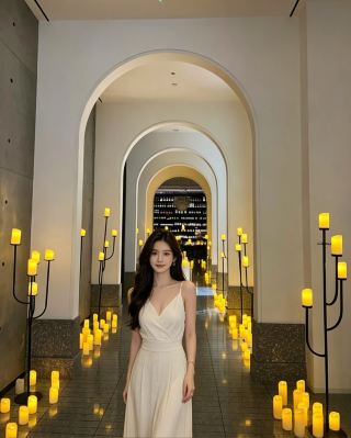 Hidden Creamy Fairy Tale Hotel in the Alley, French Romance Next to Hang Lung