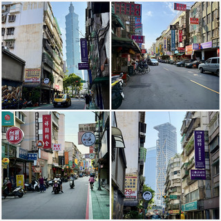 新舊交織台北信義區，絕美城市街拍 