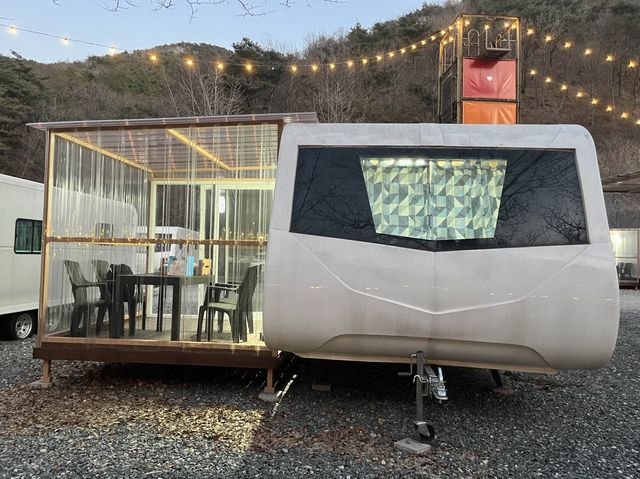 바베큐 가능한 충남 감성 카라반 “한마음캠핑플레이스”