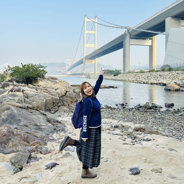 【馬灣行山】登上大嶺頭。飽覽青馬大橋。欣賞日落｜初級行山輕鬆路線兩小時內行完