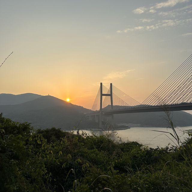 【馬灣行山】登上大嶺頭。飽覽青馬大橋。欣賞日落｜初級行山輕鬆路線兩小時內行完