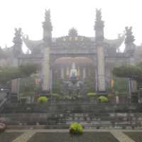A foggy day at Fan Si Pan mountain base