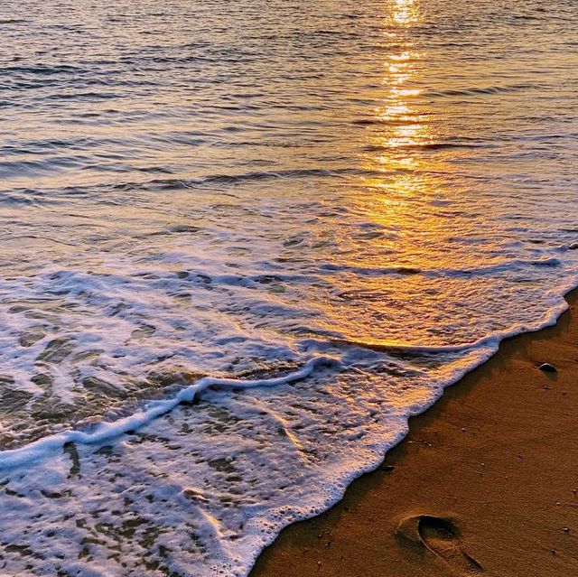 🌅 노을빛이 찬란했던 인천 마시안 해변