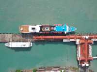 Aerial View of Port Swettenham @Penang