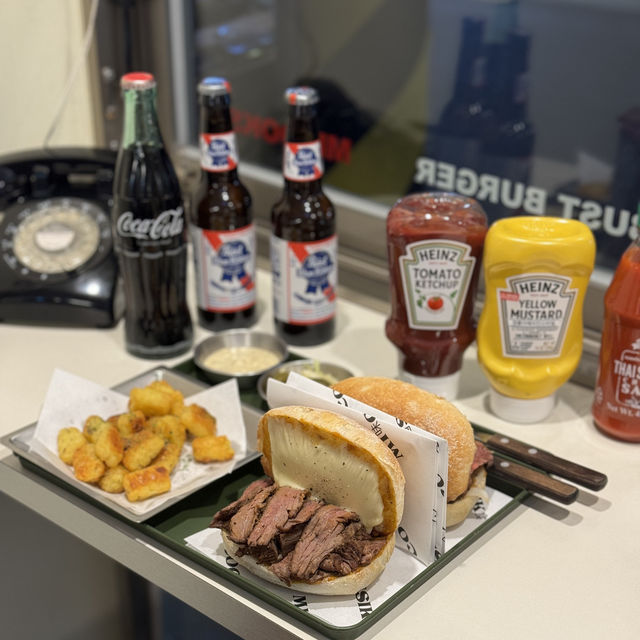 신당역 수제버거 맛집 미국식