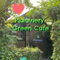 คาเฟ่สีเขียว บรรยากาศดี Plantnery Green Cafe 🍃