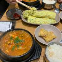 kimchi stew and kimchi jjim 