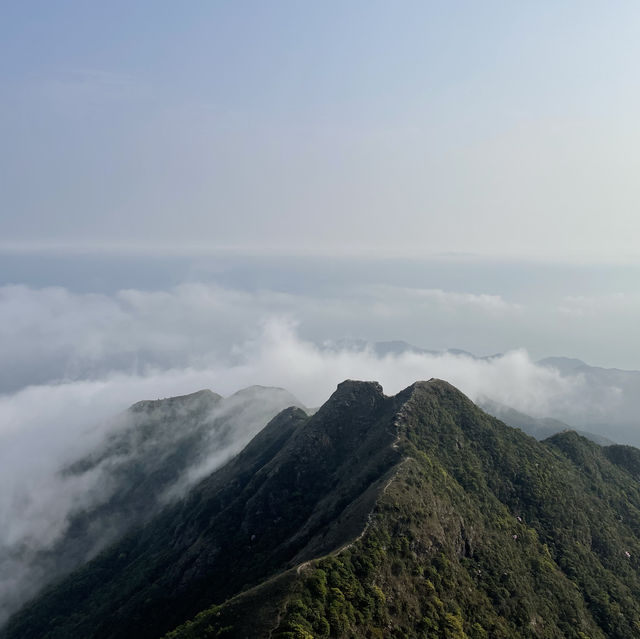 氣勢磅礴行山路線⛰️虎吼石河 小烏回頭 鳳凰山 昂坪❤️