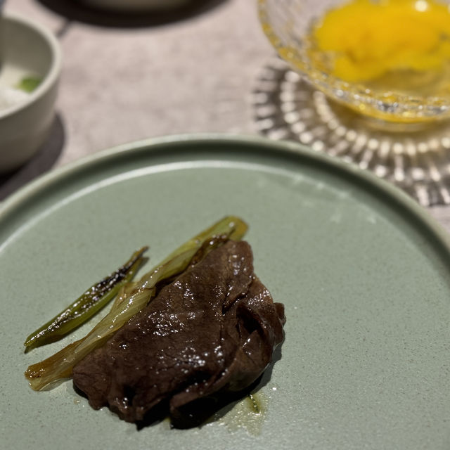 강남 파인다이닝 레스토랑 민규 청담점 스키야끼 오마카세