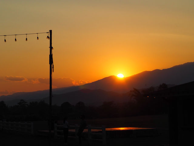 Sunset in Chiang Rai☀️