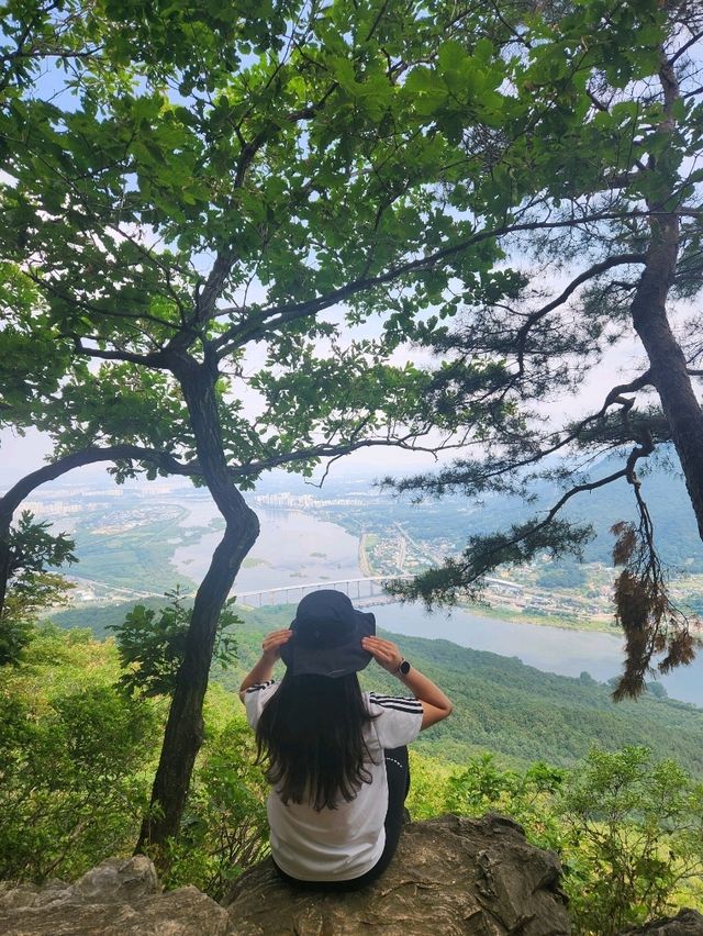 🤍뷰가 좋아 인생샷을 남길 수 있는 등산데이트 코스, "검단산"🤍