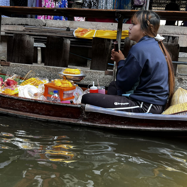 Floating market thailand