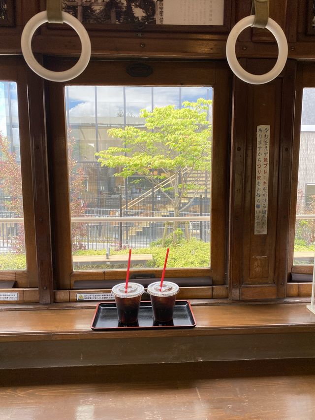 【京都】電車の中でカフェ