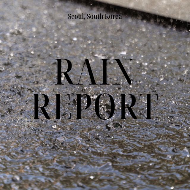 Rain Report Cafe, Seoul