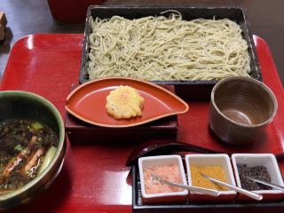 You can enjoy a wide variety of soba noodles on the menu!