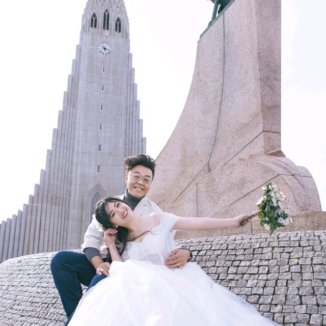 A Fairytale 'Yes' at Hallgrímskirkja: A Love Story Set in Reykjavik, Iceland