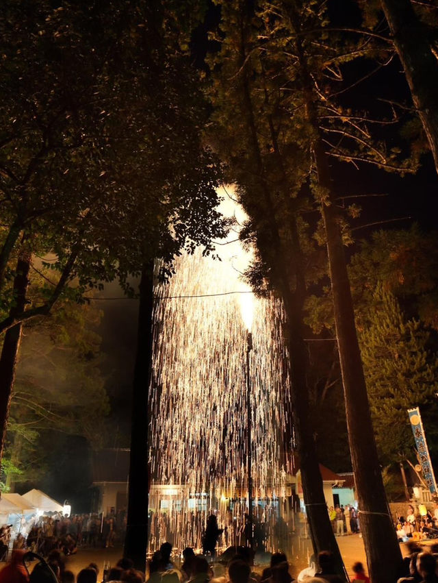 赤松神社吹筒煙花