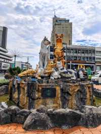 Cat Statue, Kuching, Sarawak.