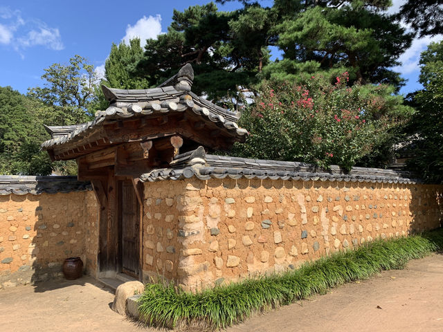 한옥의 아름다운 자연경관을 느낄 수 있는, 남평문씨본리세거지