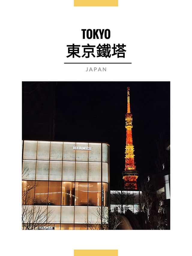 東京景點｜遠眺東京鐵塔