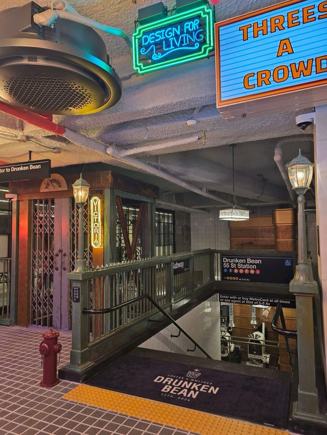 🪽🪵미국 뉴욕 컨셉의 강남 대형 카페 <드렁큰빈>