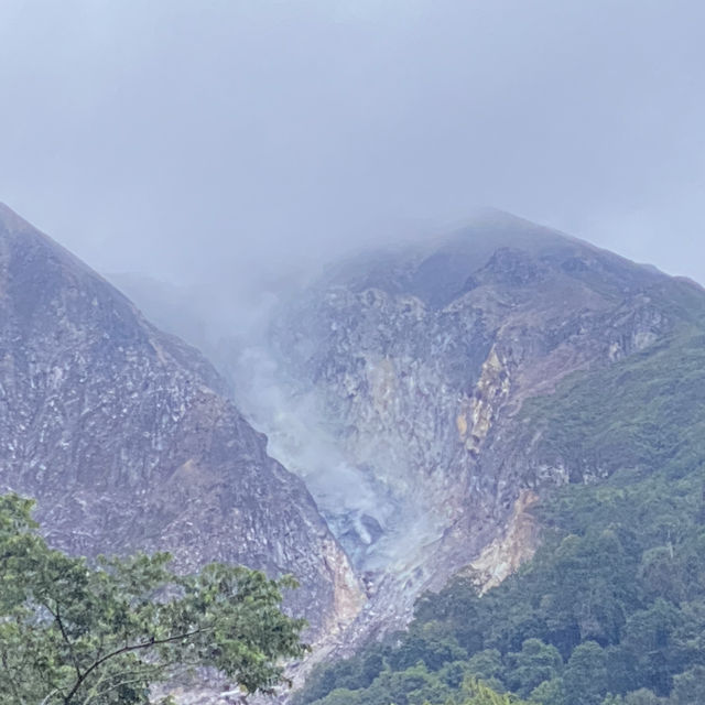 Sibayak volcano 