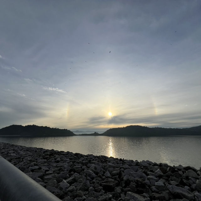 The stunning view of Mengkuang Dam