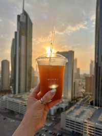 Rooftop cafe with breathtaking view! MUKHA encore ramada🥤
